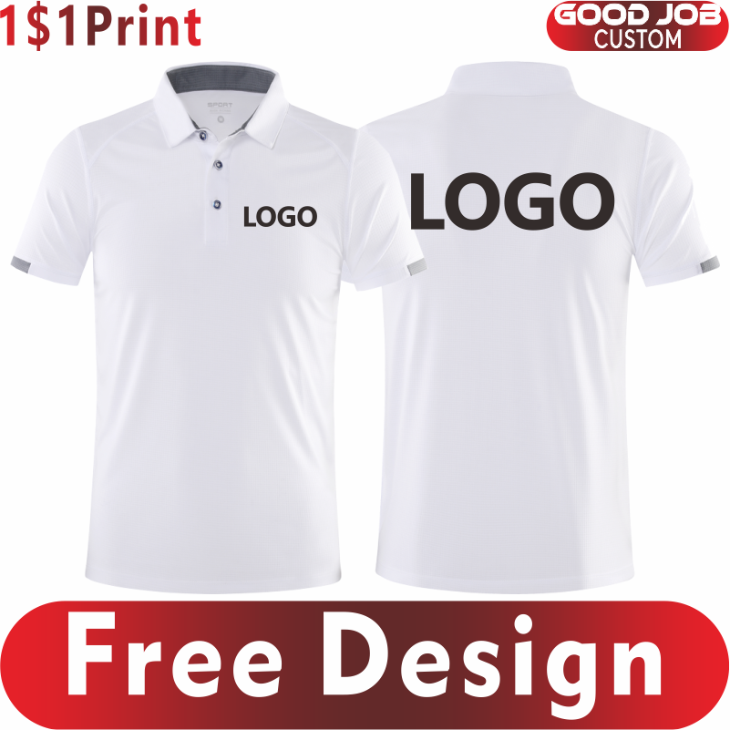 Embroidery Design Logo - เสื้อโปโลกีฬาแบบแห้งเร็วออกแบบได้ตามต้องการโลโก้แบรนด์บริษัทระบายอากาศได้แขนสั้นปักลายพิมพ์ข้อความ