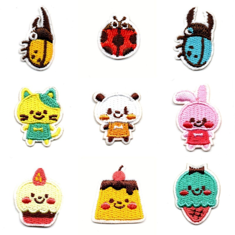 Embroidery Lady Bug - แพทช์ปักลายการ์ตูนแบบติดเสื้อผ้า กระเป๋า ของตกแต่งเสื้อผ้า งานฝีมือ DIY ลายเต่าทอง