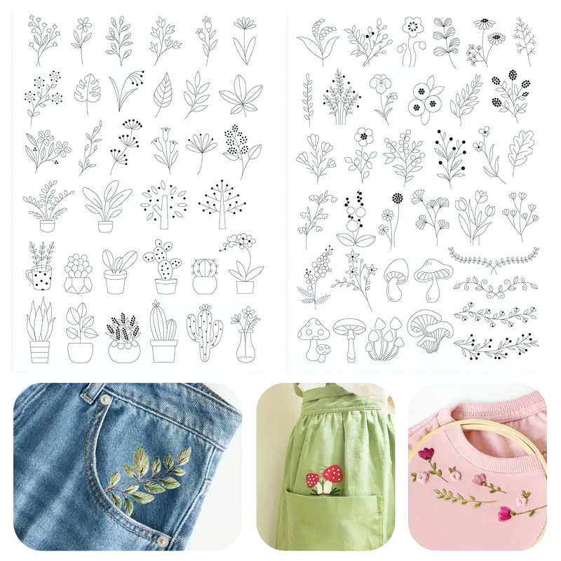 กระดาษปักลายละลายน้ำได้, ลายปั - Embroidery Meaning บทวิจารณ์และราคา