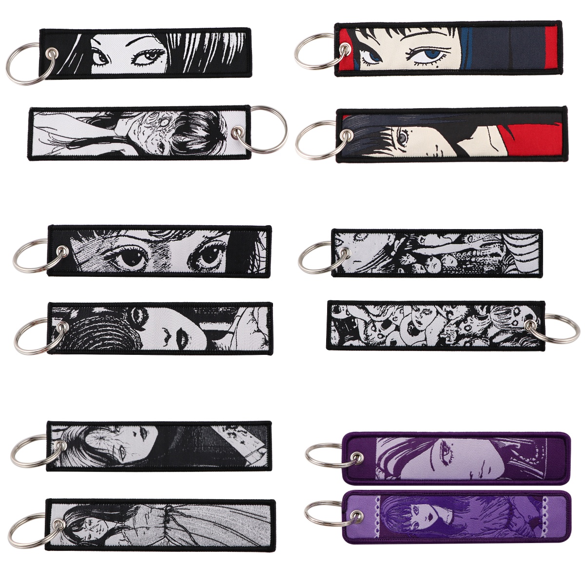 พวงกุญแจปักลายการ์ตูนผู้หญิงแน - Embroidery Bag บทวิจารณ์และราคา