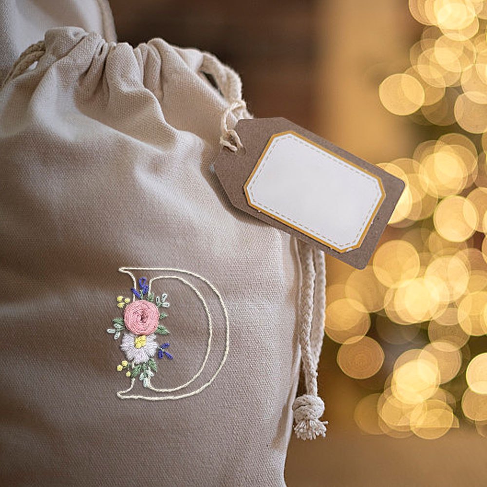 แผ่นรองปักลาย 1 ชิ้น ลายตัวอัก - Embroidery Meaning บทวิจารณ์และราคา