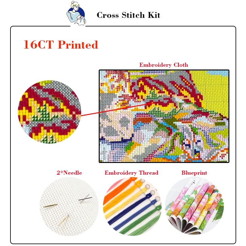 Joy Sunday นกแก้วที่สวยงามรูปแ - Embroidery Meaning บทวิจารณ์และราคา