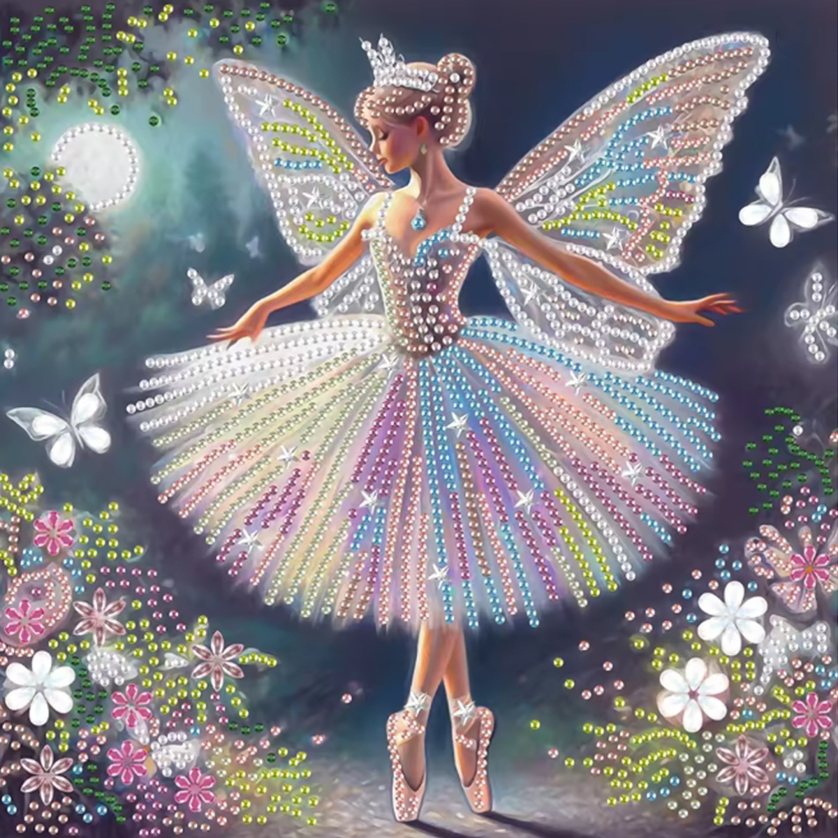 ชุดลายผีเสื้อแฟนตาซี รูปทรงพิเ - Embroidery Garments บทวิจารณ์และราคา