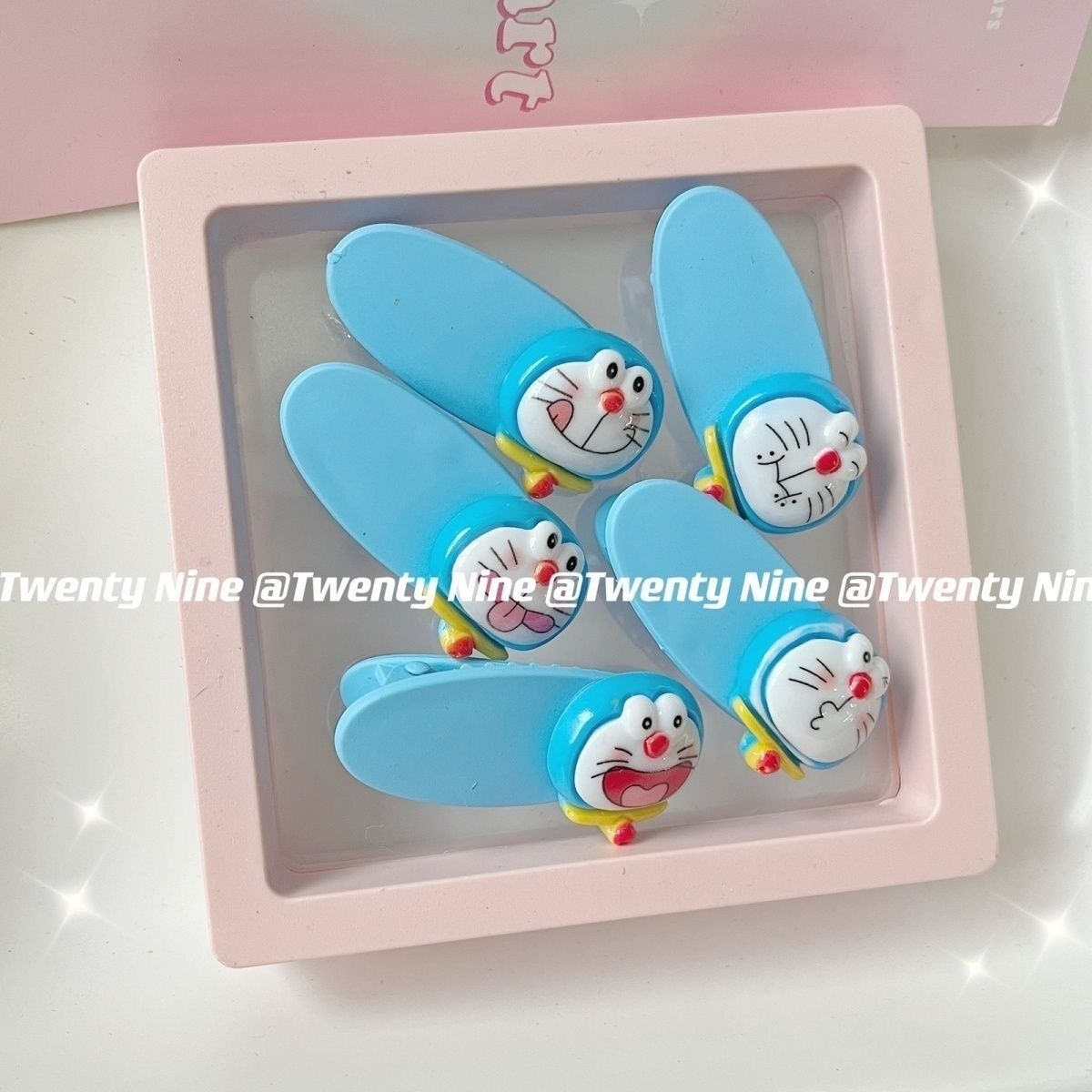 กิ๊บติดผมลายโดราเอมอนน่ารัก สไ - Embroidery Reddit บทวิจารณ์และราคา