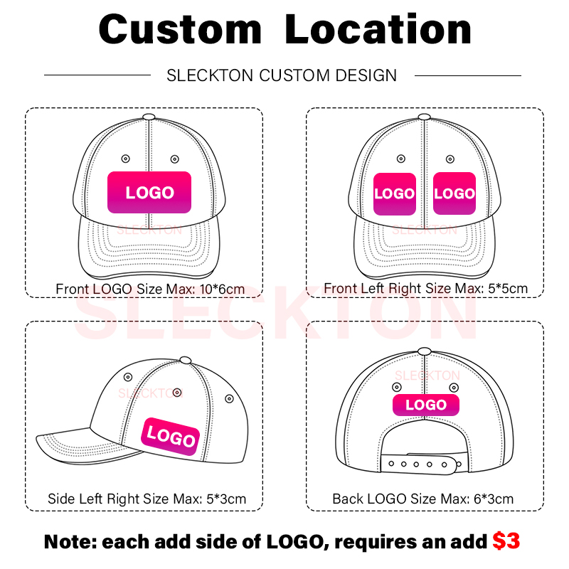 Sleckton หมวกเบสบอลปักโลโก้หมว - Embroidery Design Logo บทวิจารณ์และราคา