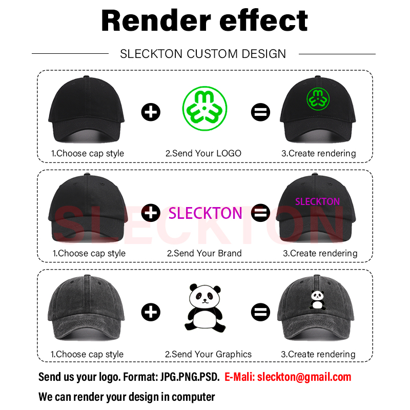 Sleckton หมวกเบสบอลปักโลโก้หมว - Embroidery Design Logo บทวิจารณ์และราคา