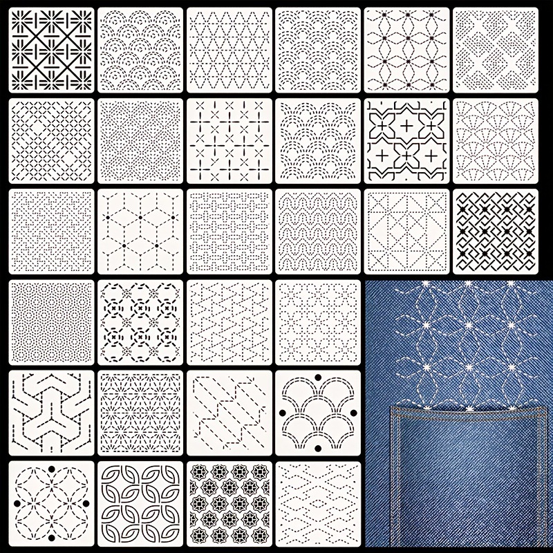 แม่แบบงานปัก 30 ชิ้น ลายปัก DI - Embroidery Meaning บทวิจารณ์และราคา
