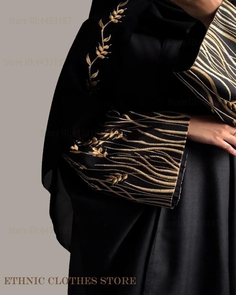 ชุดอาบายะปักลายสีดำสุดหรูสำหรั - Embroidery Kebaya บทวิจารณ์และราคา
