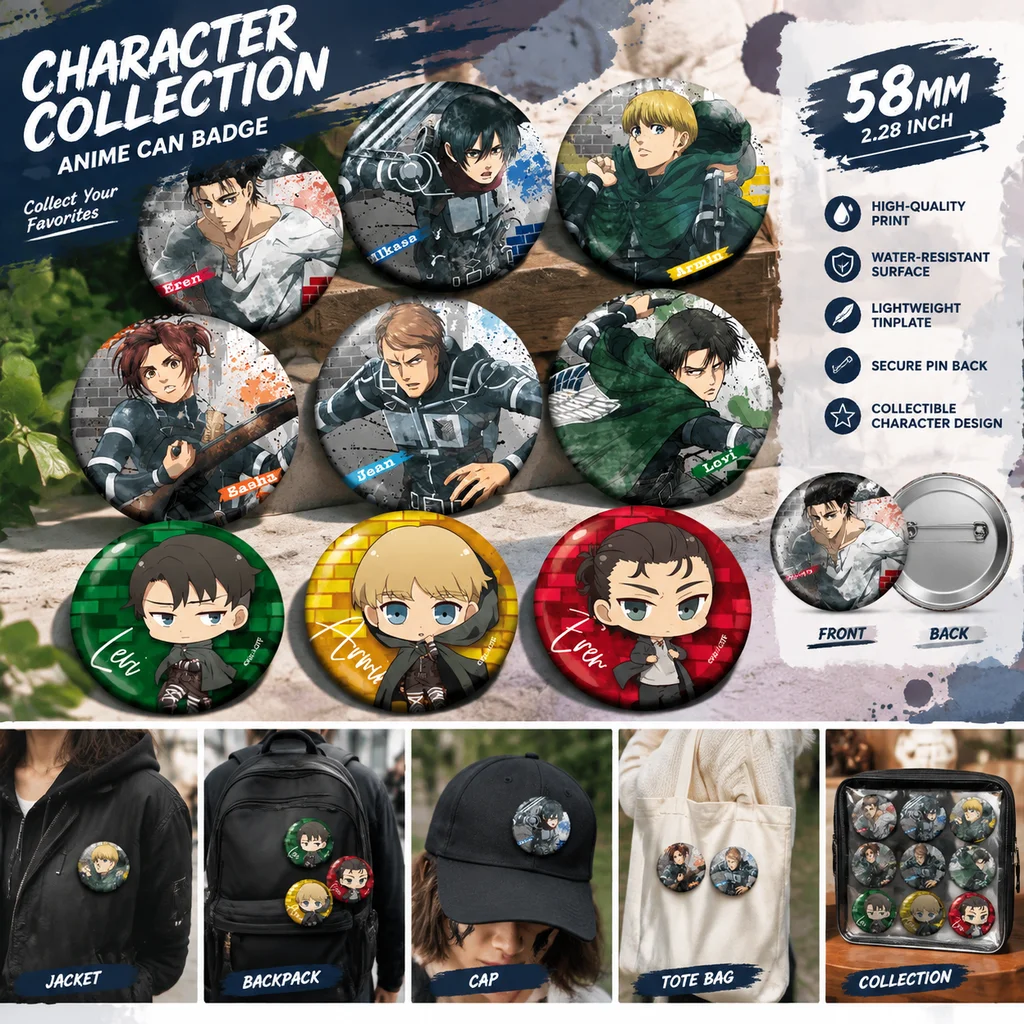 สินค้าอนิเมะ Attack on Titan เ - Embroidery Reddit บทวิจารณ์และราคา