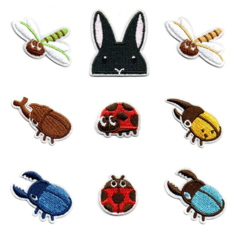 แพทช์ปักลายการ์ตูน 50 ชิ้น/ล็อ - Embroidery Lady Bug บทวิจารณ์และราคา