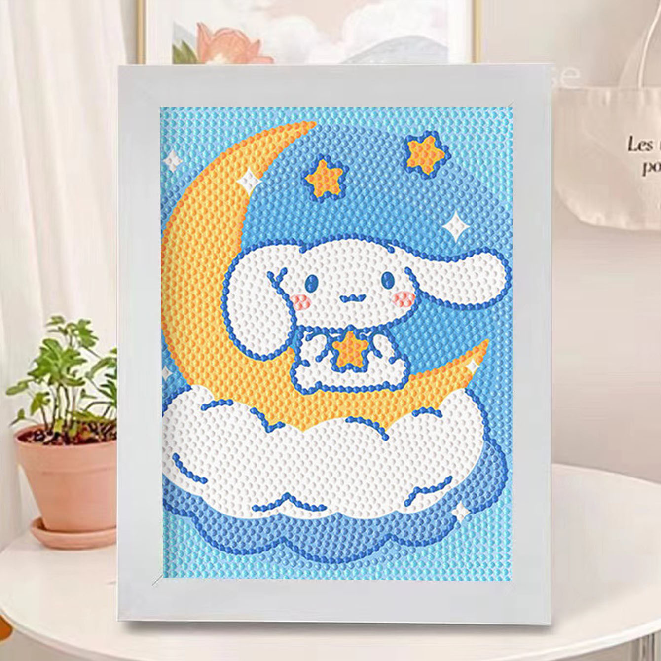ภาพวาดตกแต่งคริสตัลเพชรเต็มรูป - Embroidery Garments บทวิจารณ์และราคา