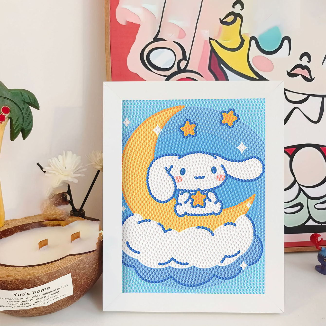ภาพวาดตกแต่งคริสตัลเพชรเต็มรูป - Embroidery Garments บทวิจารณ์และราคา