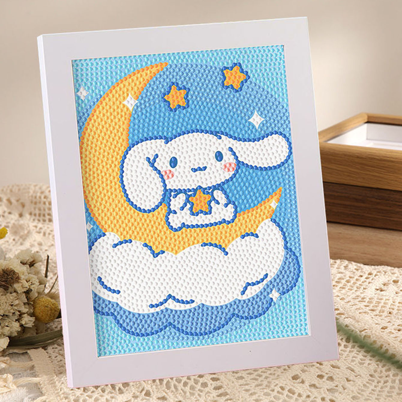 ภาพวาดตกแต่งคริสตัลเพชรเต็มรูป - Embroidery Garments บทวิจารณ์และราคา