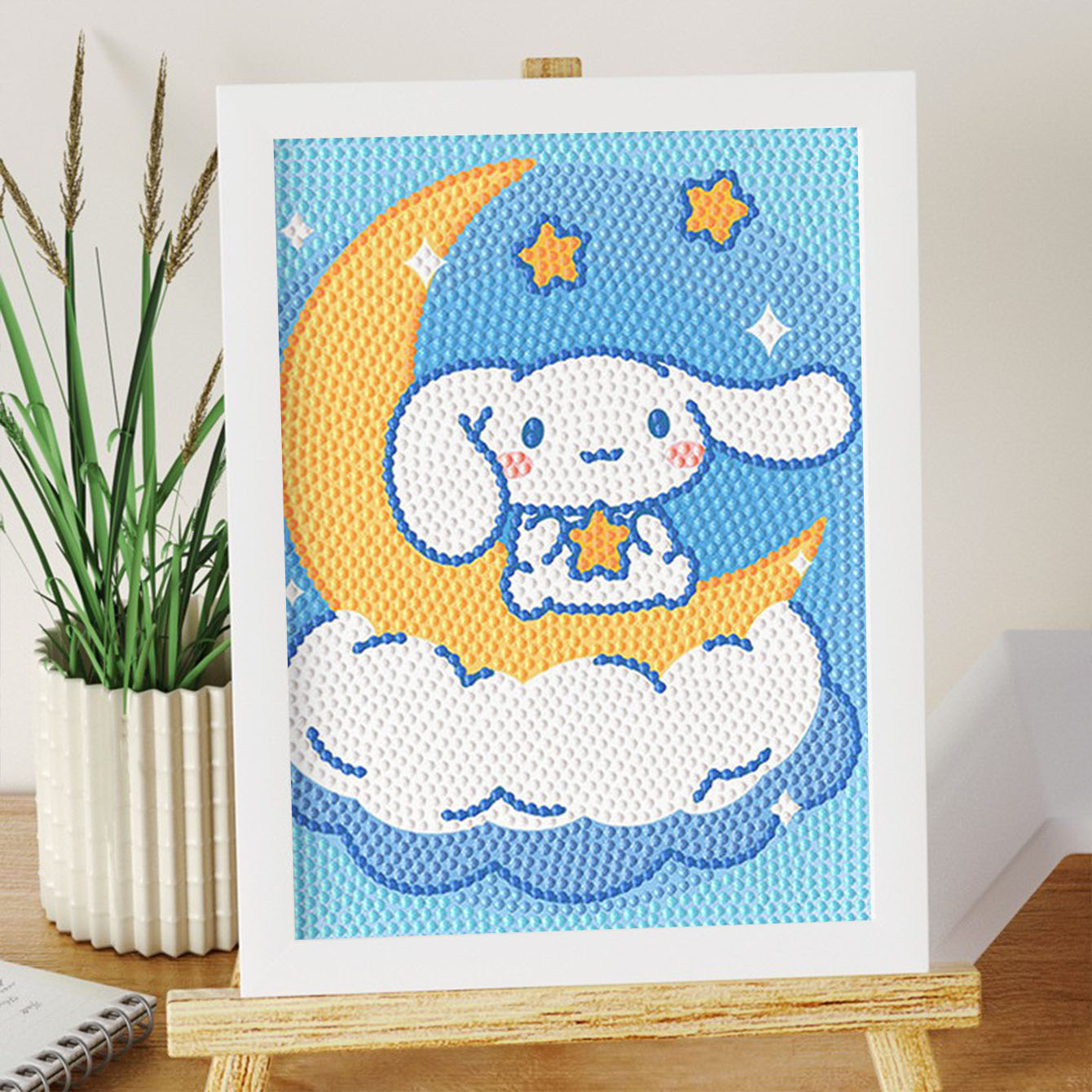 ภาพวาดตกแต่งคริสตัลเพชรเต็มรูป - Embroidery Garments บทวิจารณ์และราคา