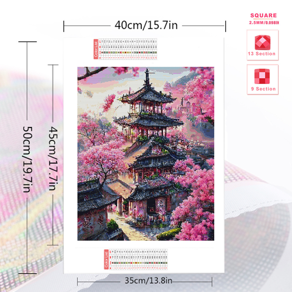 ชุดงานปักครอสติชภาพวาดทิวทัศน์ - Embroidery Garments บทวิจารณ์และราคา