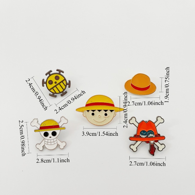 เข็มกลัดการ์ตูนวันพีซลายหมวกฟา - Embroidery Reddit บทวิจารณ์และราคา